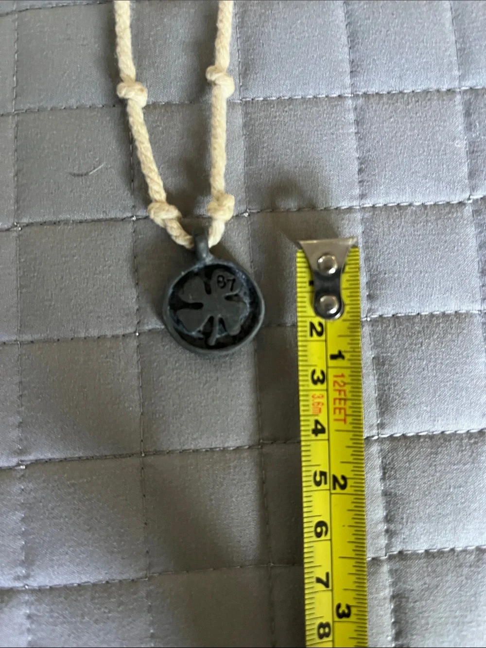Triple Cord Necklace Set with Cross, Tooth & Medallion